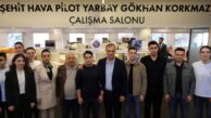 Şehit Hava Pilot Yarbay Gökhan Korkmaz anısına çalışma salonu açıldı