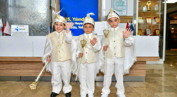 ÇOCUKLARIN SÜNNET KIYAFETLERİ BELEDİYEDEN…